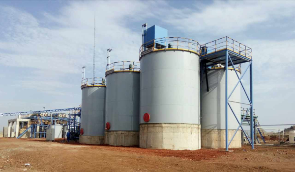 Gold Carbon In Leaching Plant